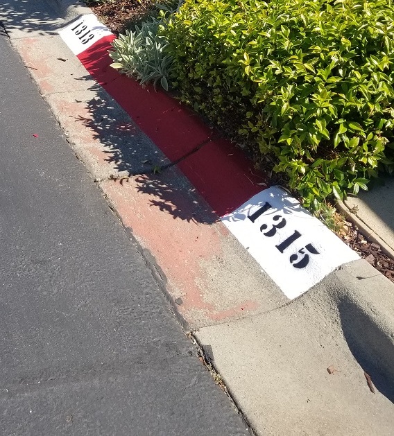 HOA Curb Number Painting DIY Stencil Kit