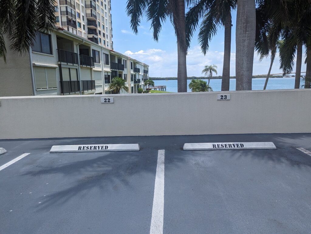 Reserved Parking Space Number Painting Service